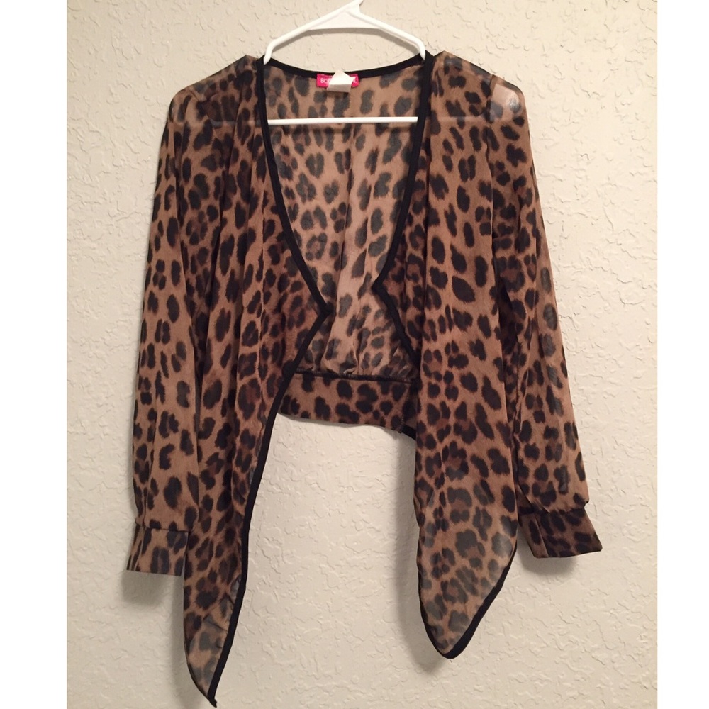 Leopard cardigan